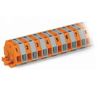 Bornier WAGO 260-420 5.50 mm ressort de traction Affectation: L gris 25 pc(s)
