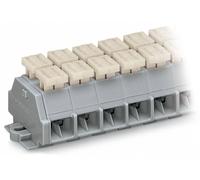 Bornier WAGO 261-262/342-000 10 mm ressort de traction Affectation: L gris 25 pc(s)