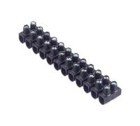 Borniers de raccordement en PP, TBS-3A-4mm2 - Noir. Barrette de 12 borniers
