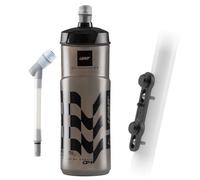 Leatt Steadysip Convertible Fidlock Bike Base 600ml Water Bottle Argenté
