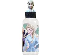 Borraccia Originale Disney Frozen 3D En Plastique Pour Enfants Avec Couvercle