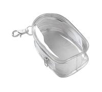 Borsa trasparente, borse portaoggetti con cerniera trasparente, Custodia piccola trasparente portatile, Borsa con cerniera Borse multifunzionali per cavi di ricarica, custodia antipolvere per riporreM