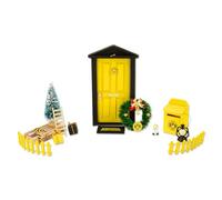 Borussia Dortmund BVB Wichteltür Porte secrète du Père Noël Jeunesse Unisexe, schwarzgelb, Taille Unique