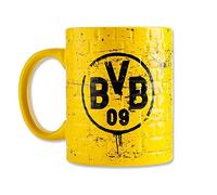 Borussia Dortmund, Mug GELBE WAND, noir-jaune,