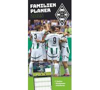 Borussia Mönchengladbach 2025 - Planning familial - Calendrier pour fans - Calendrier de football - 22 x 45 cm - Sport