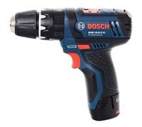 Bosch Professional 12V System perceuse-visseuse à percussion sans-fil GSB 12V-15 (avec 2 batteries GBA 12V 2.0Ah, GAL 12V-40, étui de ceinture holster, 2 calages L-BOXX, L-BOXX)