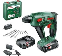 Marteau perforateur sans fil Uneo Maxx Bosch, 2 batteries PBA 18V 2.0Ah W-B, chargeur. AL 18V-20 et coffret