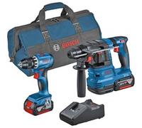Pack 2 outils 18V GSR 18V-45 + GBH 18V-22 - BOSCH - 0615A50038