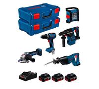 Combopack 5 outils professionnels 18V (3x5Ah) dans XL-BOXX- BOSCH 0615A5007S