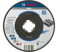 Bosch 1 disque abrasif Pro Metal, X-Lock | Pour acier, Ø 125 mm, accessoires professionnels meuleuse petite