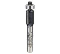 Bosch 1 fraise à affleurer PRO avec roulement à billes de guidage inférieur (pour bois tendre, bois dur, Ø 9,5 mm, accessoire professionnel, fraise à main, fraiseuse à bord)