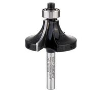 Bosch 1 fraise à arrondir PRO, R 12,7, S 6 | Pour bois tendre, bois dur, Ø 38,1 mm, accessoires professionnels, défonceuse