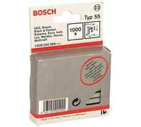 Bosch 1000x Agrafes à dos étroit, résinifiées, type 55 | Longueur 19 mm Professional Accessoire Agrafeuse sans fil, Agrafeuse à main
