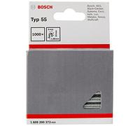 Bosch 1000x Agrafes à dos étroit, type 55 (Longueur 16 mm, Professional Accessoire Agrafeuse sans fil, Agrafeuse à main)