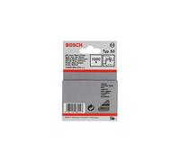 Bosch Agrafes à fil fin Type 53 11,4 x 0,74 x 6 mm acier inoxydable 1000 pièces – 2609200214