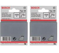 Bosch 1000x Agrafes à fil fin (Longueur 8 mm,) (Lot de 2)