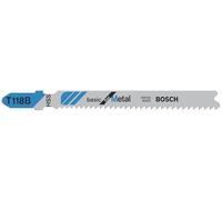 Bosch – Jeu de lames pour scie sauteuse T 118 B – 92 mm – 100 pièces