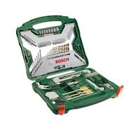 Bosch 103 pièces Ensemble de forets et de tournevis en titane X-Line (pour bois, pierre et métal, accessoires perceuses)