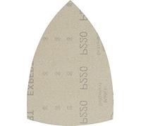 Bosch 10x Abrasif réticulé EXPERT M480 pour ponceuses Multi | pour Peinture sur bois, Bois dur, Ø 100x150 mm Grain 220, Professional Accessoire Ponceuse Multi