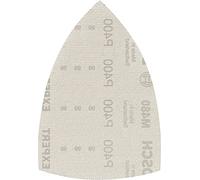 Bosch 10x Abrasif réticulé EXPERT M480 pour ponceuses Multi | pour Peinture sur bois, Bois dur, Ø 100x150 mm Grain 400, Professional Accessoire Ponceuse Multi