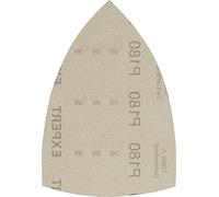 Bosch 10x Abrasif réticulé EXPERT M480 pour ponceuses Multi | pour Peinture sur bois, Bois dur, Ø 100x150 mm Grain 180, Professional Accessoire Ponceuse Multi