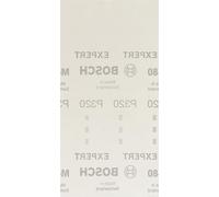 Bosch 10x Abrasif réticulé EXPERT M480 pour ponceuses vibrantes | pour Peinture sur bois, Bois dur, Ø 115x230 mm Grain 320, Professional Accessoire Ponceuse vibrante