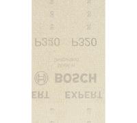 Bosch 10x Abrasif réticulé EXPERT M480 pour ponceuses vibrantes | pour Peinture sur bois, Bois dur, Ø 80x133 mm Grain 320, Professional Accessoire Ponceuse vibrante