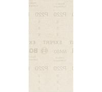 BOSCH Abrasif réticulé EXPERT M480, 93 x 186 mm, G 220, 10 pieces 2608900748