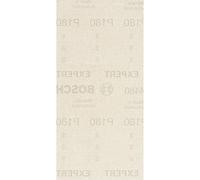 Bosch 10x Abrasif réticulé EXPERT M480 pour ponceuses vibrantes | pour Peinture sur bois, Bois dur, Ø 93x186 mm Grain 180, Professional Accessoire Ponceuse vibrante