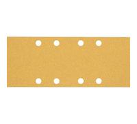 Bosch 10x Boîte de feuilles abrasives EXPERT C470 à 8 trous | pour Peinture sur bois, Bois dur, Ø 93x230 mm Grain 3x 60, 4x 80, 3x 120, Professional Accessoire Ponceuse vibrante