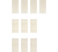 Bosch 10x Coffrets d'abrasifs réticulés EXPERT M480 (pour Peinture sur bois, Bois dur, Ø 93x186 mm, Grain 4x80, 3x120, 3x180, Professional Accessoire Ponceuse excentrique)