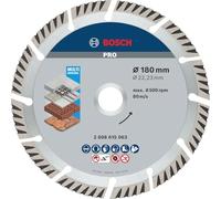 Bosch Lame de scie diamant Bosch Standard pour Universal, 180 x 22,23 x 2,4 x 10 mm Quantité:10