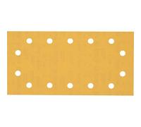 Bosch 10x Feuilles abrasives EXPERT C470 à 14 trous | pour Peinture sur bois, Bois dur, Ø 115x230 mm Grain 240, Professional Accessoire Ponceuse vibrante