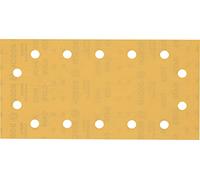 Bosch Papier abrasif Expert C470 pour ponceuse orbitale perforé 14 trous 115×230 mm G400 10 pièces