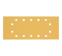 Bosch 10x Feuilles abrasives EXPERT C470 à 14 trous (pour Peinture sur bois, Bois dur, Ø 115x280 mm, Grain 80, Professional Accessoire Ponceuse excentrique)