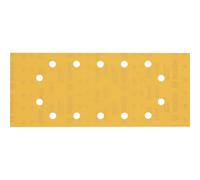 Bosch Feuilles abrasives Expert C470 14 trous 115×280 mm G400 pour ponceuse vibrante 10 pièces