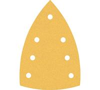 Bosch 10x Feuilles abrasives EXPERT C470 à 7 trous (pour Peinture sur bois, Bois dur, Ø 100x150 mm, Grain 120, Professional Accessoire Ponceuse Multi)