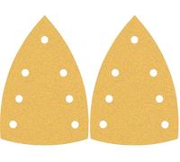 Bosch 10x Feuilles abrasives EXPERT C470 à 7 trous (pour Peinture sur bois, Bois dur, Ø 100x150 mm, Grain 80, Professional Accessoire Ponceuse Multi) (Lot de 2)