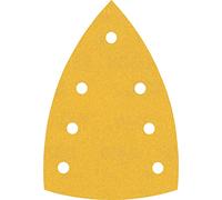 Bosch 10x Feuilles abrasives EXPERT C470 à 7 trous (pour Peinture sur bois, Bois dur, Ø 100x150 mm, Grain 240, Professional Accessoire Ponceuse Multi)