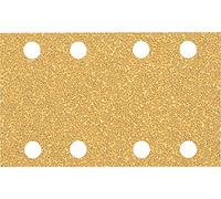 Bosch 10x Feuilles abrasives EXPERT C470 à 8 trous pour ponceuses vibrantes | pour Peinture sur bois, Bois dur, Ø 80x133 mm Grain 40, Professional Accessoire Ponceuse vibrante