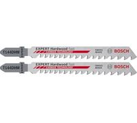 Bosch 10x Lame de scie sauteuse EXPERT Hardwood fast T144DHM | pour Bois dur, WPC Bois plastique, Longueur 100 mm Professional Accessoire Scie sauteuse