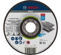 Bosch Disque 3-en-1 PRO Ø125 mm alésage 22/23 mm Acier/Inox pour petite meuleuse angulaire