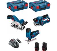 BOSCH 12V Kit BMK3-28AD2 (GKS 12V-26 + GST 12V-70 + GHO 12V-20 + 2 x 2.0 Ah + GAL1230CV + 2 x L-Boxx 136 )