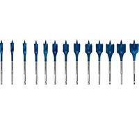Coffret de 13 mèches plates pour bois Bosch EXPERT Self Cut Speed