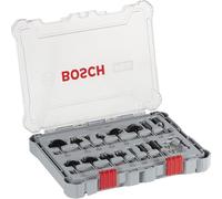 Bosch Coffret de fraises mixtes 2607017471 – 15 pièces, queue 6 mm