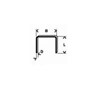 Bosch Accessories 1609200365 Agrafes fil fin Type 53 1000 pc(s) Dimensions (L x l) 8 mm x 11.40 mm