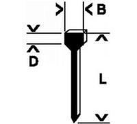 Bosch 1609200393 Clou Lot De 1000 14 Mm G