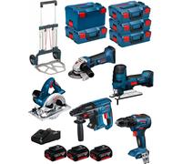 BOSCH 18V Kit BK501 (GST 18V-LIS+GKS 18V-LI+GBH 18V-21+GWS 18-125V-LI+GSR 18V-55+ 3x4,0Ah+GAL18V-40+4xL-Boxx136+L-Boxx238+Caddy)