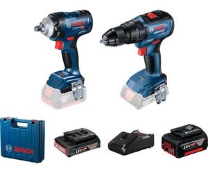 Bosch 18V Power Tool Kit (Gsb 18V-50 + Gds18 V-400)