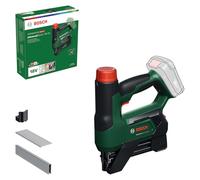 Bosch 18V System agrafeuse/cloueur sans fil AdvancedTacker 18V-25 (puissant outil 2 en 1 pour clouer et agrafer ; avec agrafes, clous, butée de distance, embout guide-fil)